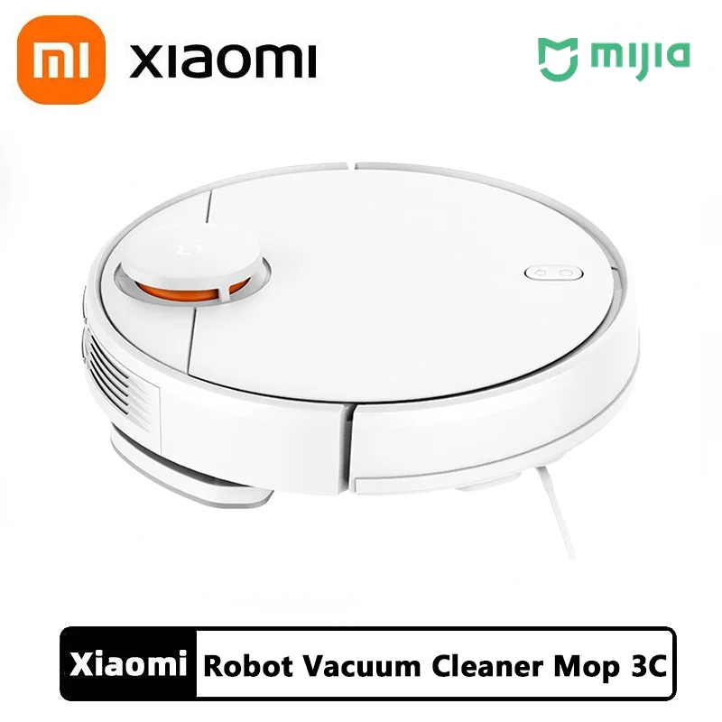 XIAOMI-Robot aspirador MIJIA 3C B106CN 4000Pa, electrodomésticos inteligentes, limpiador de navegación láser LDS, Control eléctrico, tanque de agua