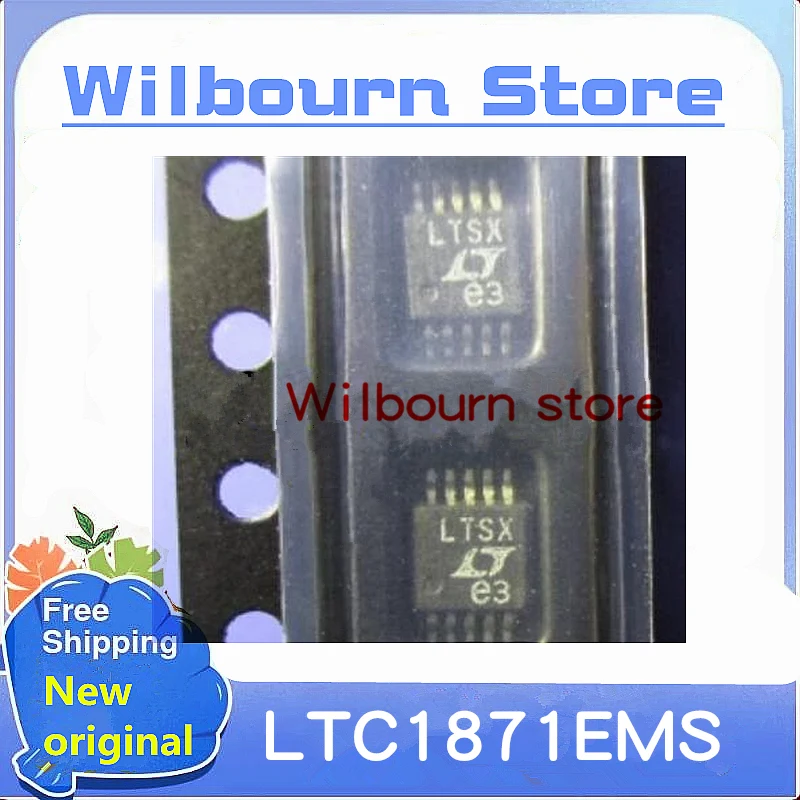 5PCS~20PCS/LOT LTC1871EMS LTC1871EMS#PBF LTC1871EMS#TRPBF LTSX MSOP10 New original stock