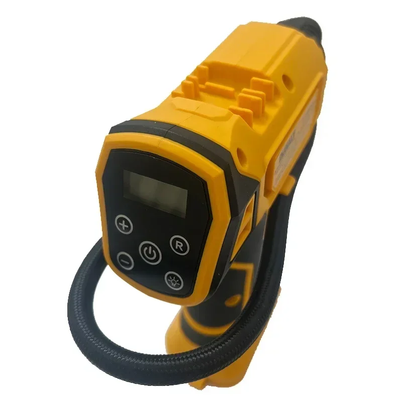 Dewalt Pompa elettrica portatile ricaricabile senza fili Compressore d'aria Gonfiatore automatico per pneumatici con manometro digitale per auto