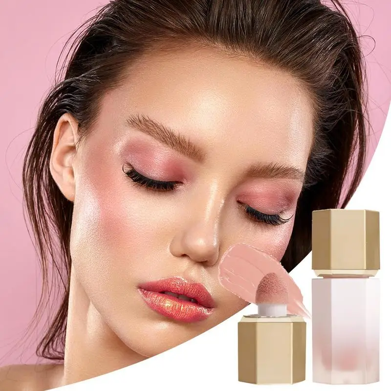 Vloeibare Blush Gezicht Make-Up Contour Stick Blush Cosmetica Natuurlijke Gezichtsmake-Up Langdurige Lichtgewicht Vloeibare Blusher Voor Dating