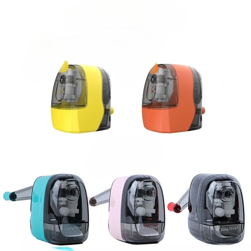 Manual Pencil Sharpener with Anti-Break Tip for Kids Students