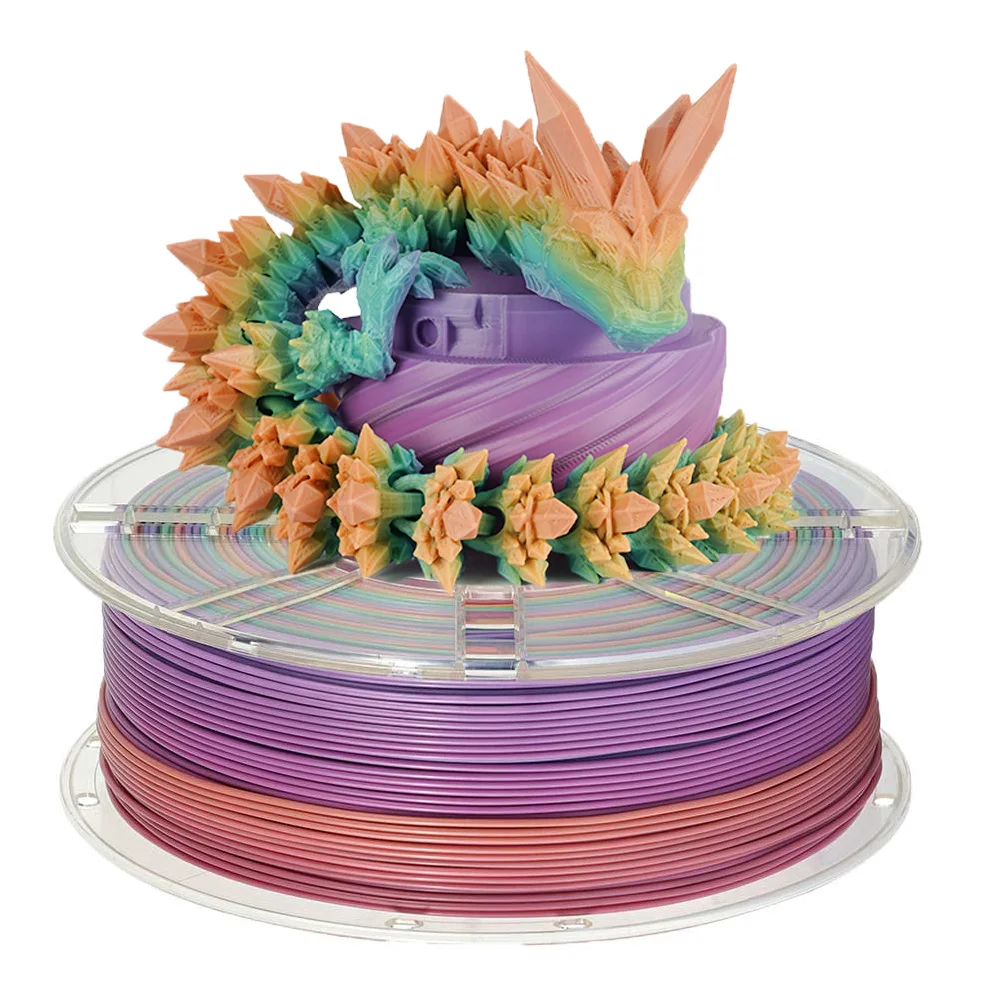 4 kg/partij PLA Filament regenboog Pla zijde of Matte regenboog kleurverandering 1.75mm 3D Printing Materiaal voor 3D Printers 3D Pennen