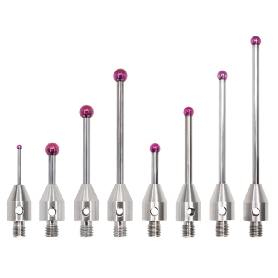 Three coordinate measuring needle ruby gauge needle CNC machine probe probe touches measuring needle thread M4