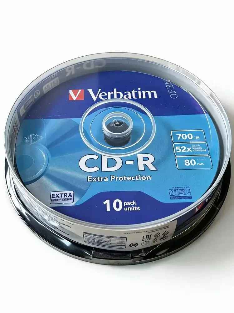 Dysk CD-R CDR 52X 700MB 80Min 10szt/opakowanie — zdjęcie produktu 6