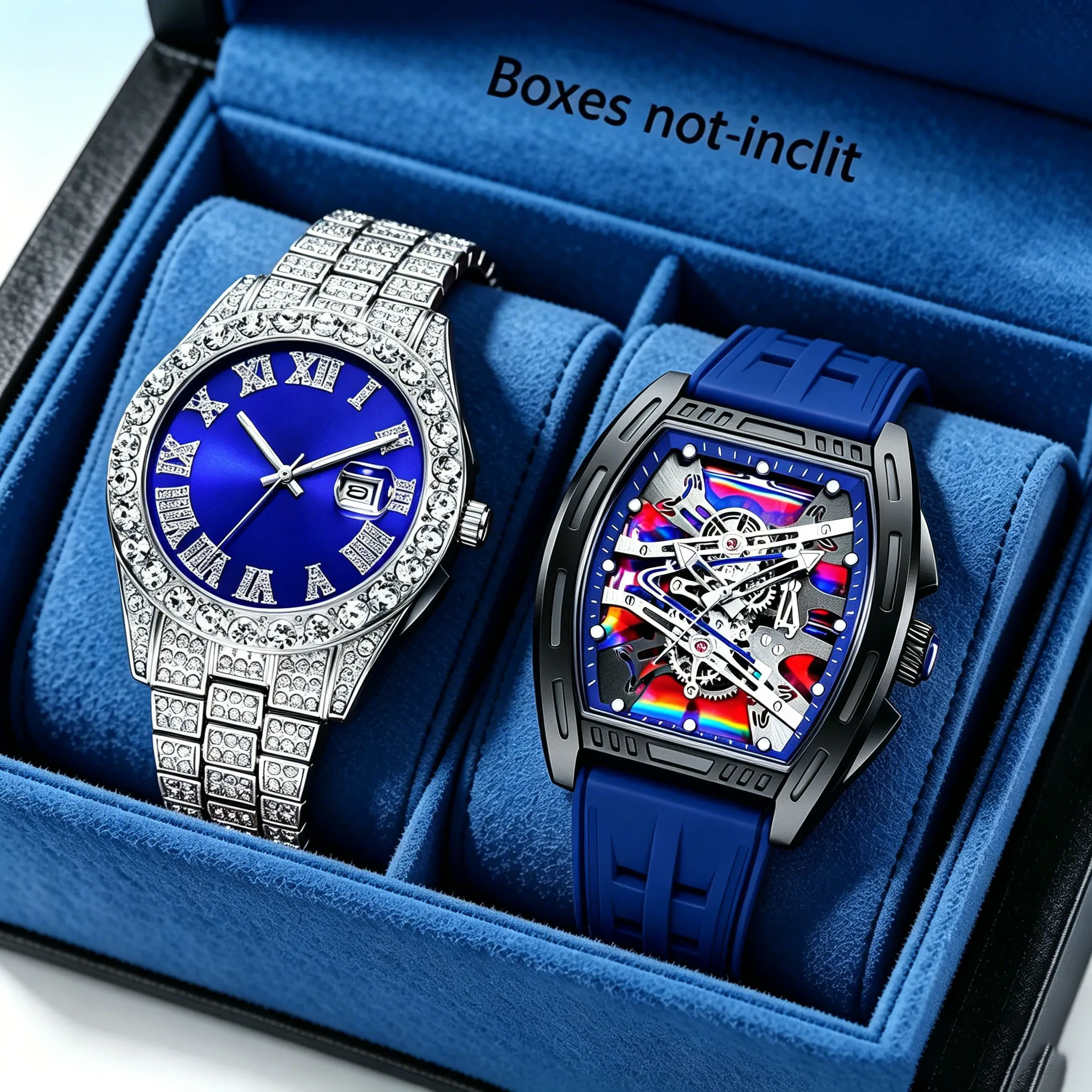 2-piece couple stone bracelet set - classic business casual style, simple design, suitable for gifting