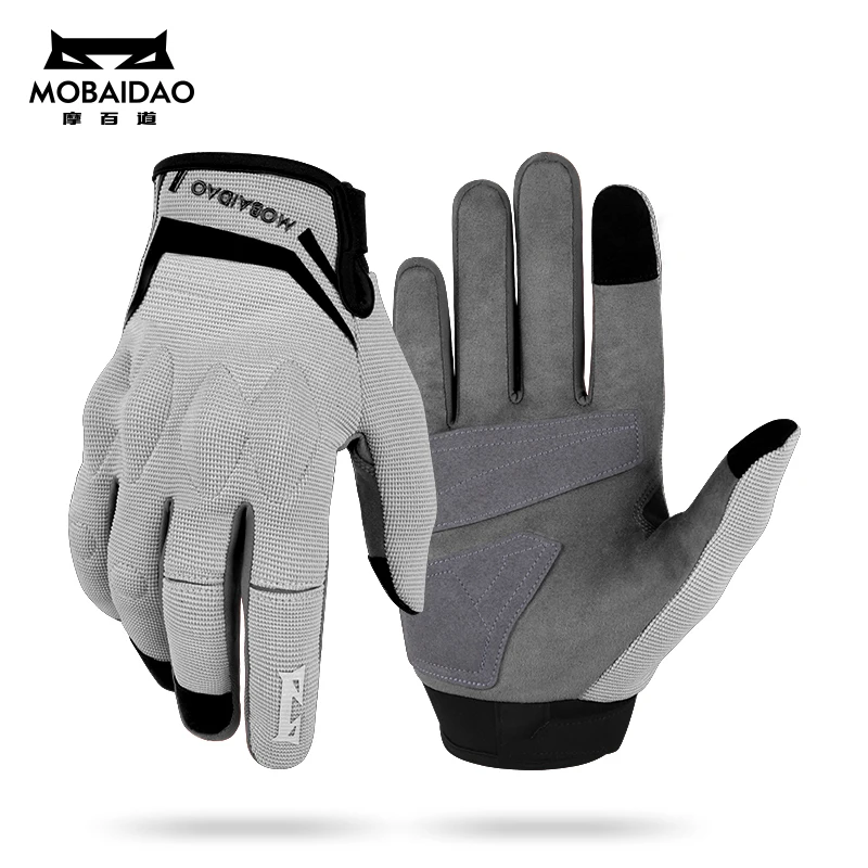 MBD Summer Lightweight Mesh Breathable Motorcycle Gloves Anti-fall Racing Protective Gear for Men Women Riding Gloves