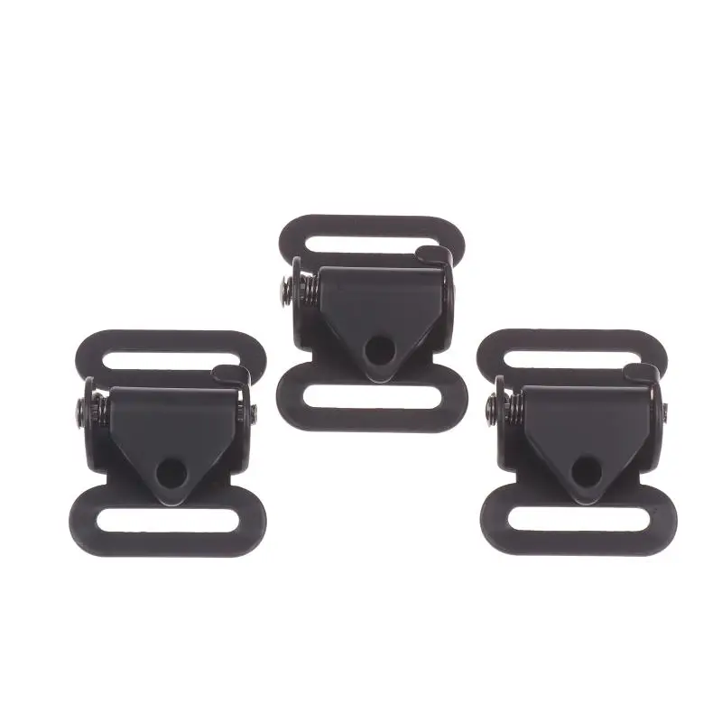 Outdoor Tactical Sling Belt Quick Release Cam Buckle Spring Loaded Slide Buckle Hardware for 25mm Webbing