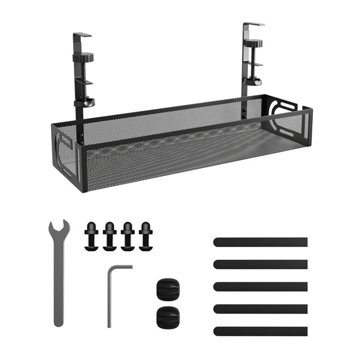 Cable Management Under Desk, Under Desk Cable Management Tray, Desk Cable Organizer,Cable Management Box,Cord Organizer