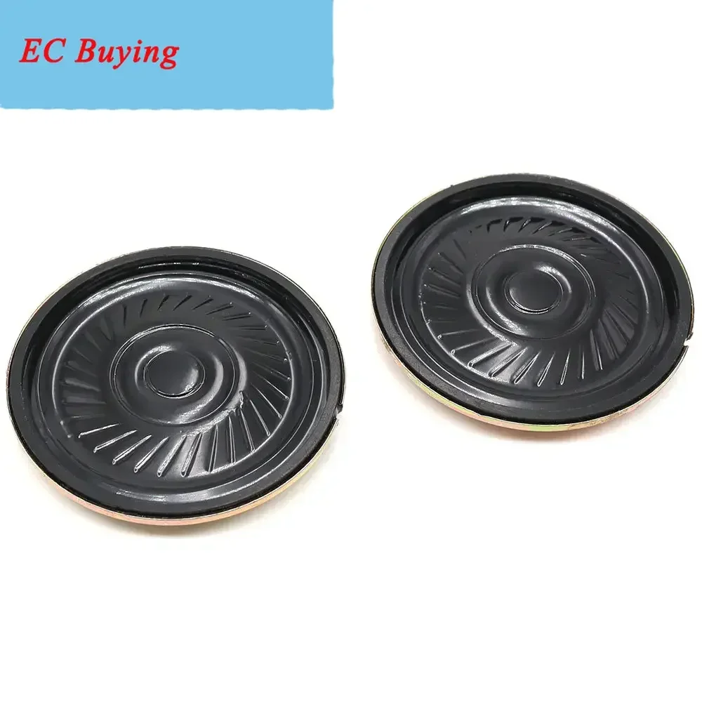 2 قطعة/الوحدة 36 مللي متر 8O hm 0.5 واط جديد رقيقة جدا المتكلم 8 أوم 0.5 واط 0.5 واط 8R المتكلم قطر 36 مللي متر 3.6 سنتيمتر سمك 5 مللي متر #4