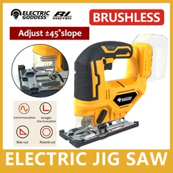 Electric Goddess Cordless Electric Saw Multifunctional Portable Woodworking Electric Tool Household DIY For Dewalt 20V Battery