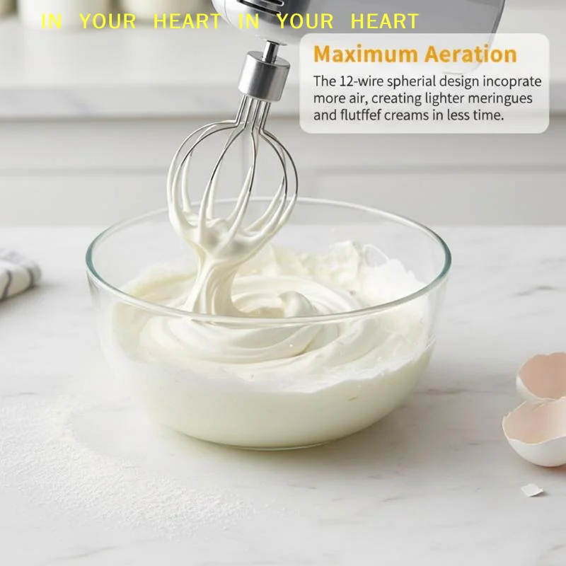 【X】Manual Hand Lantern Shaped Egg Beater Mixer Kitchen Tool for Beating Eggs Whisking Cream and Mixing Cake and Muffin Batter