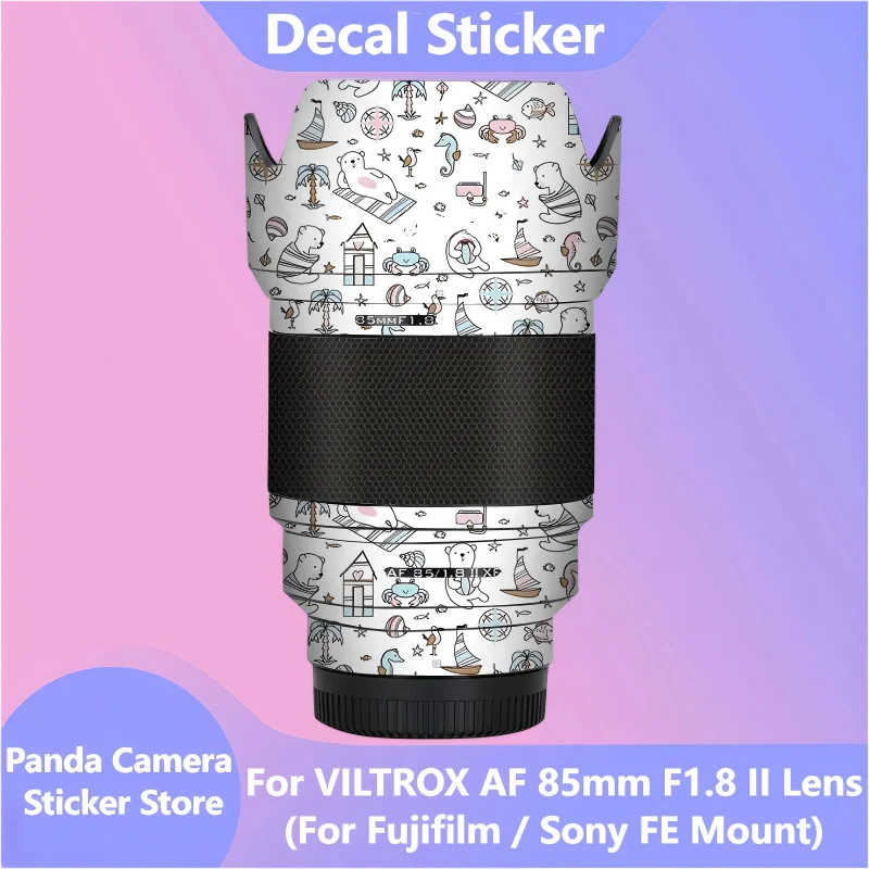 

Для VILTROX AF 85 мм F1.8 II для Fujifilm/Sony FE крепление объектива наклейка защитная наклейка на кожу пленка защитное покрытие от царапин