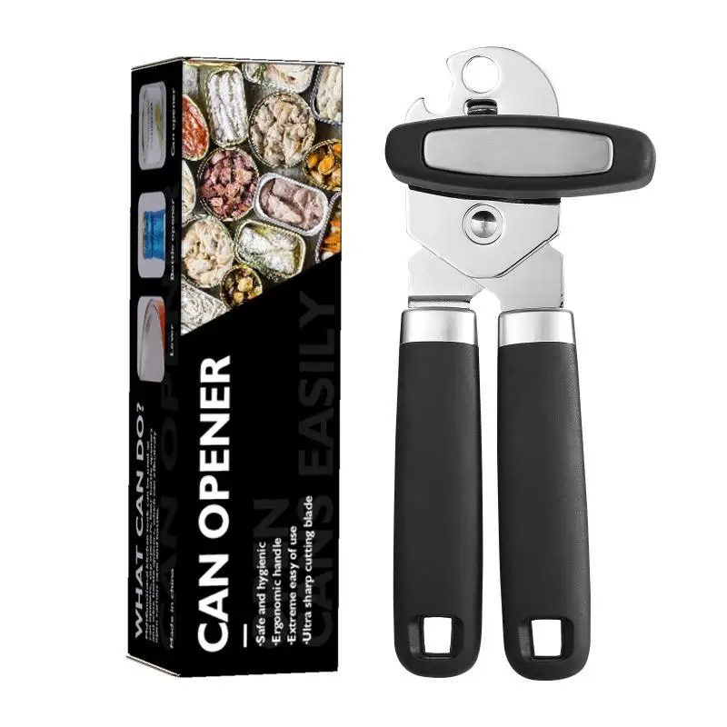 [S]Kitchen Manual Can Opener Multi-Purpose Stainless Steel Kitchen Tools For Seniors & Youngsters Household Kitchen Gadgets