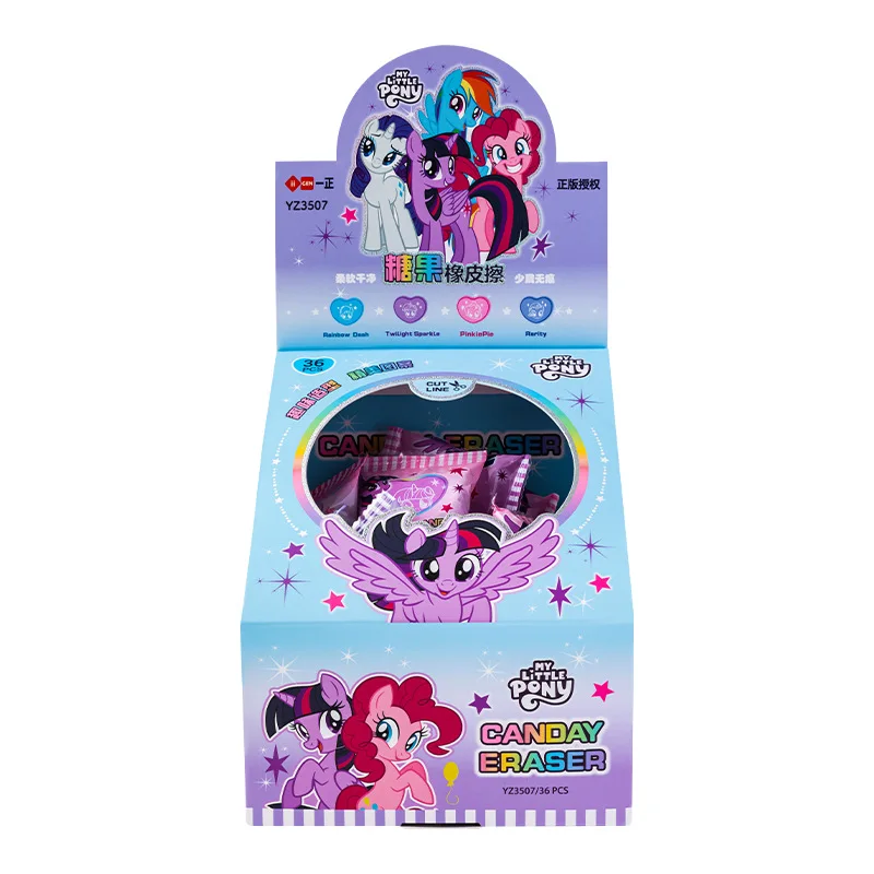 Imagem -06 - Miniso-my Little Pony Lápis Borracha para Crianças Cor Doce Papelaria Criativa Presente do Estudante Material Escolar