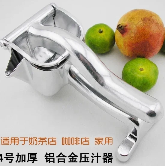 Desktop Hand Press Fruit Juicer Aluminium Lemon Squeezer Citrus Press Heavy Duty Manual Fruit Juicer Extractor for Home Kitchen