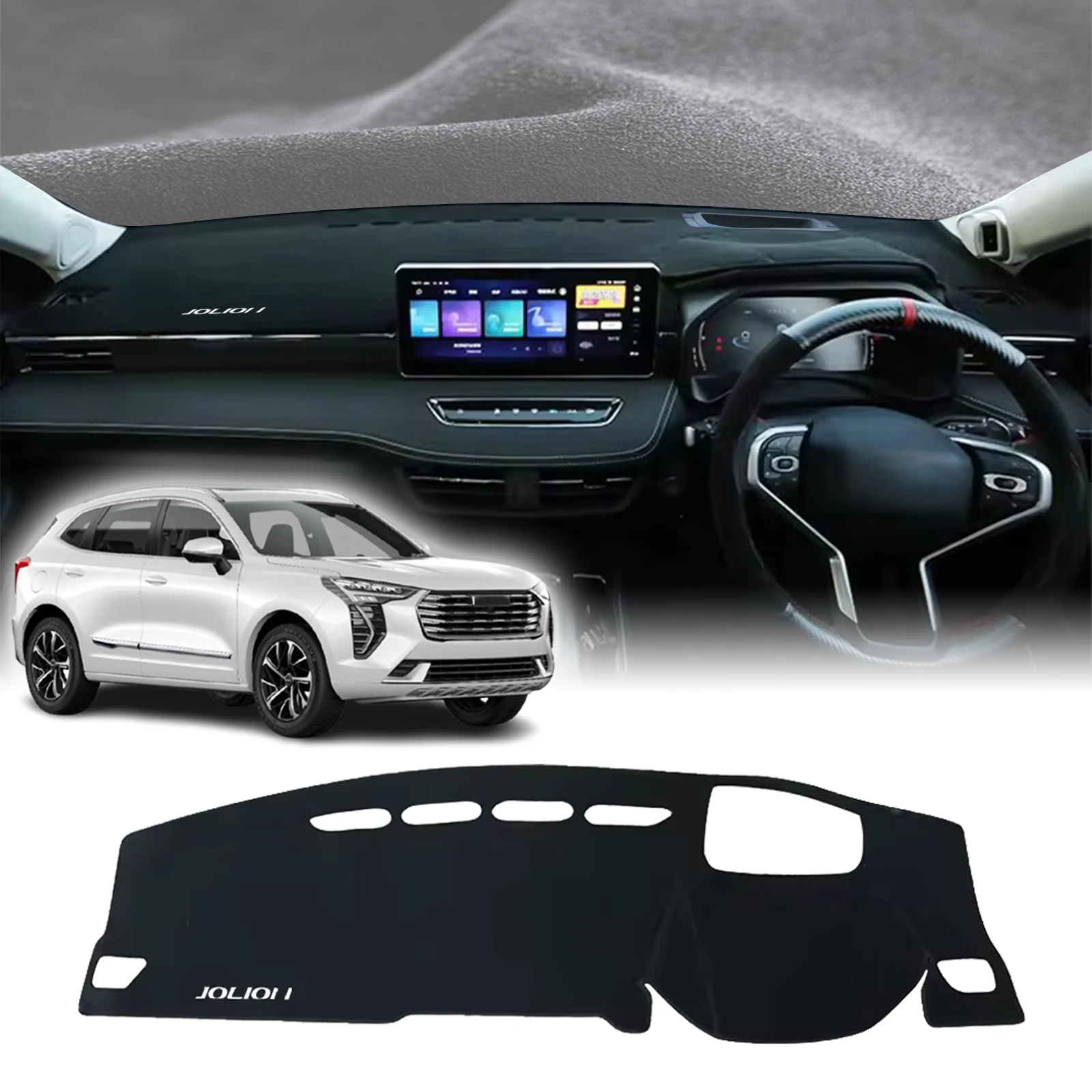 

fit for Haval Jolion 2021 2022 2023 2024 2025 Car Dashmat Protective Carpet Dashboard Cover Pad DashMat Sunshade Accessories