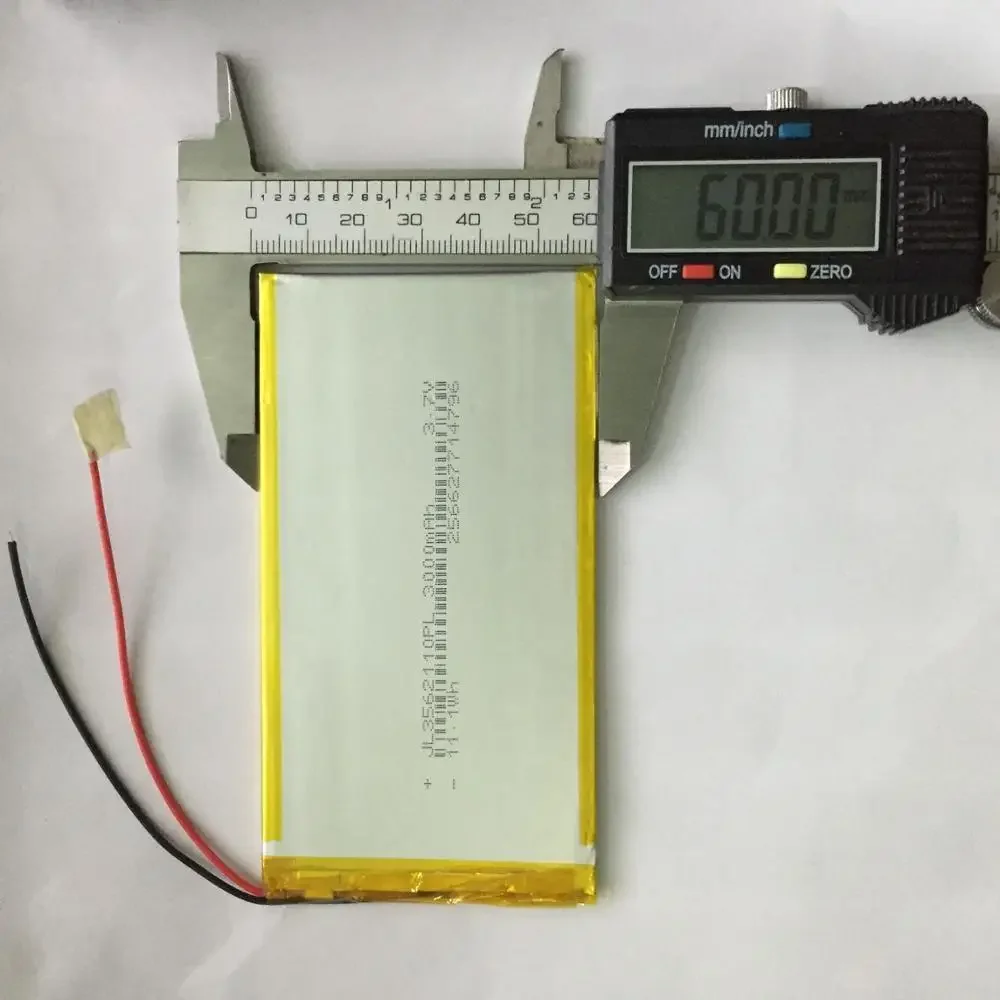 Untuk Onda v703 Tablet PC N77, 7 inci masih N77 3560107 3.7V baterai lithium polimer 3560110 sel Li-ion isi ulang