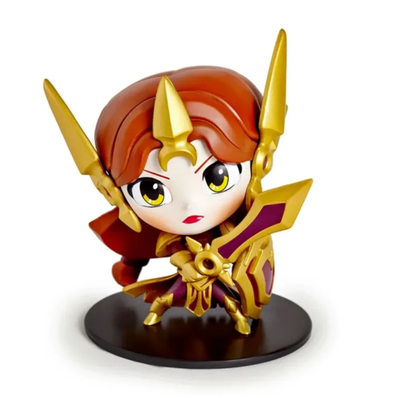 

Товары, оригинальный персонаж игры LOL Leona, модель Q Version, анимационный персонаж, экшн-игрушка, праздничные подарки