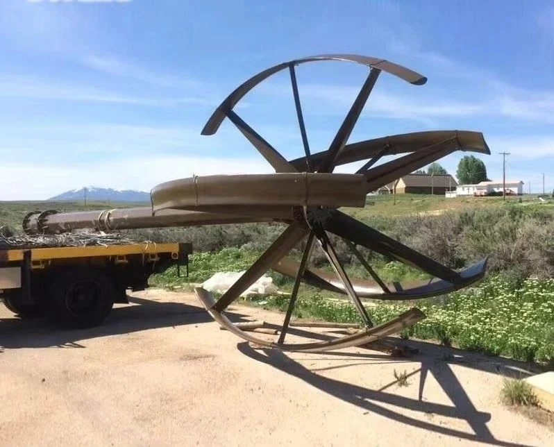 CE Complete 10KW Domestic Residential Windmill Generator 48V 2KW 3KW 5KW  Rooftop Vertical Wind Turbine for Home view 3
