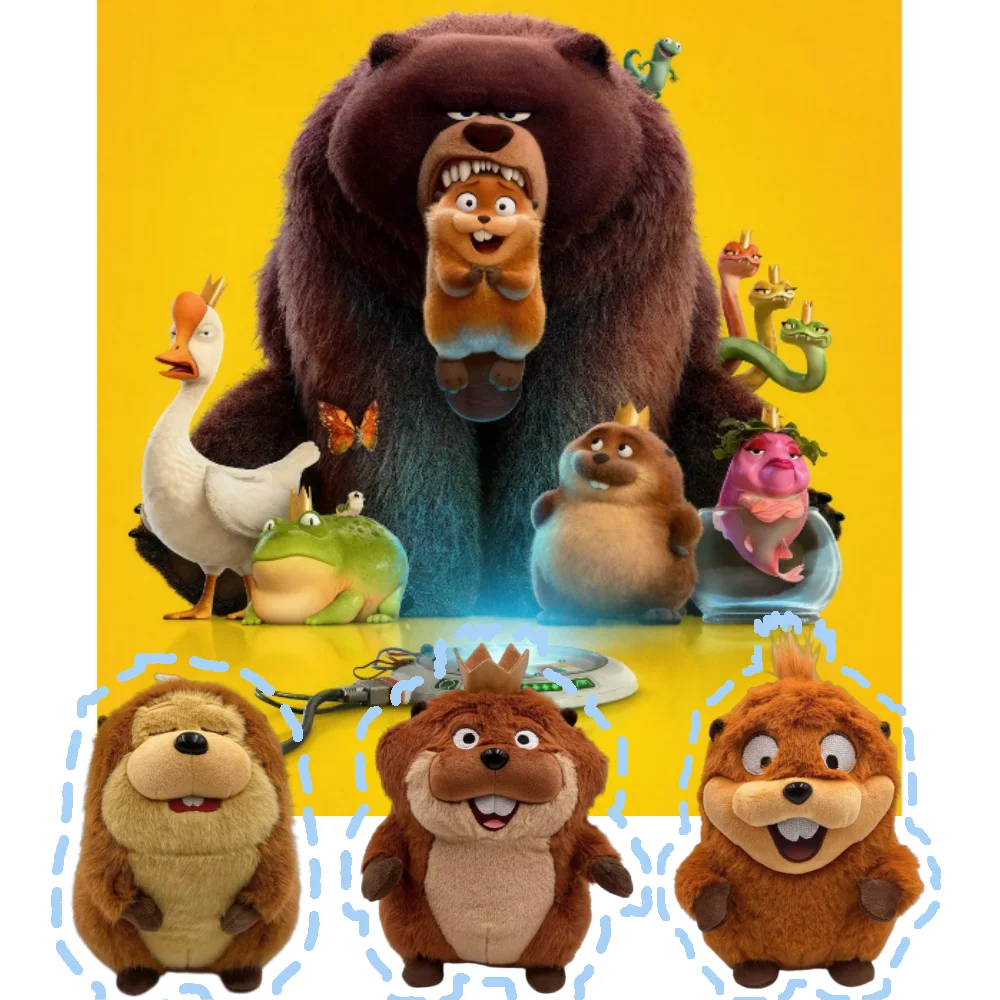 

New Hoppers King Plush Doll Cute Anime Peripherals Toy Birthday Christmas Gift