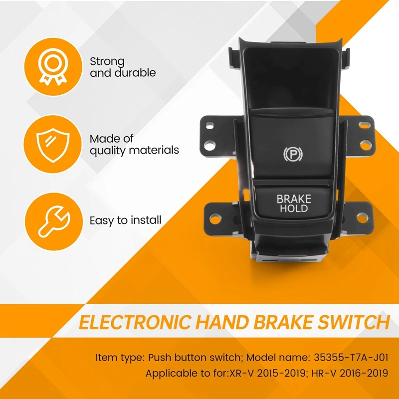 35355-T7A-J01 35355T7AJ01 Voor Honda HRV XRV HR-V XR-V VEZEL Elektronische Automatische Handrem Knop Parkeerrem Schakelaar