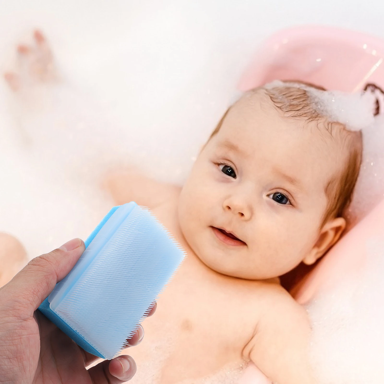 

2 Pcs Tactile Bath for Newborns Shower Sensory Kids Sponges Infant Hair Scrubber Toy