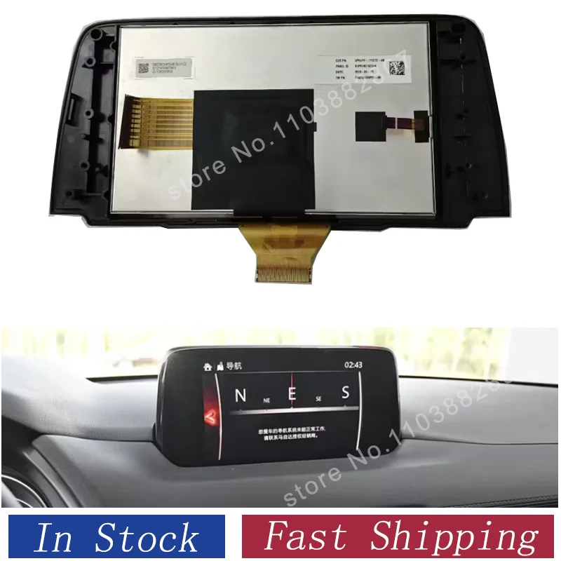 

LCD Display Screen Original New For CX-5 2017-2021 LCD Display Touch Screen Panel For TM070RDHP05 TM070RDHP05-00 Navigation