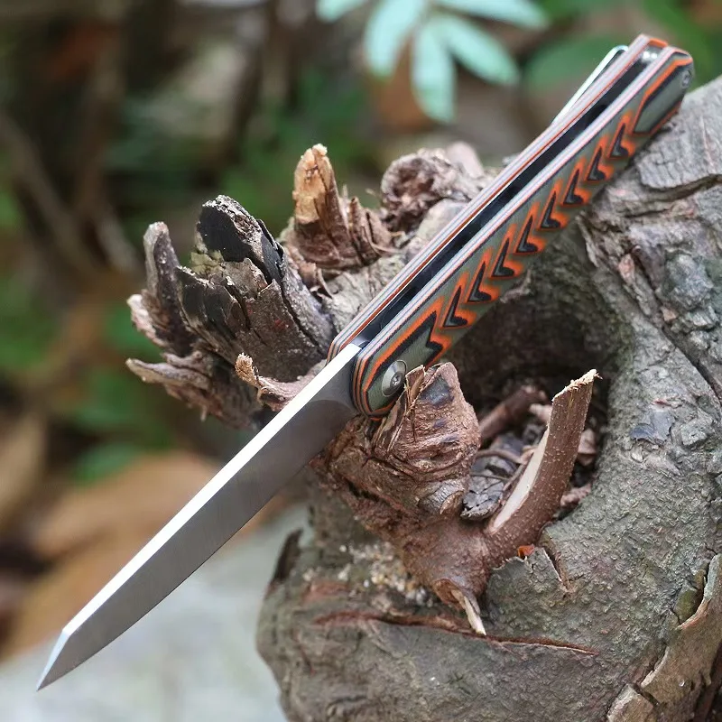 D2 Steel Blade G10 Handle Edc Multitool Knives Utility Daily  Cutting Outdoor Bushcraft Tactical Knife Bring Sharpening Tools