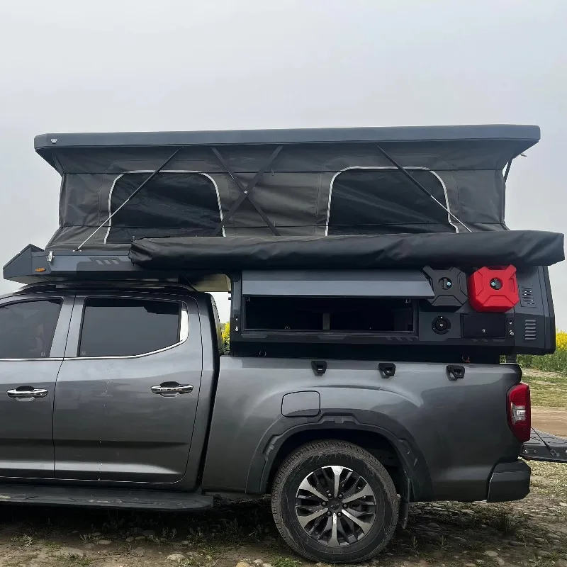 Customizable All-Aluminum Off-Road RV for Outdoor Camping Modern Slide-Out Kitchen Interior Manufacturers' Customization Options