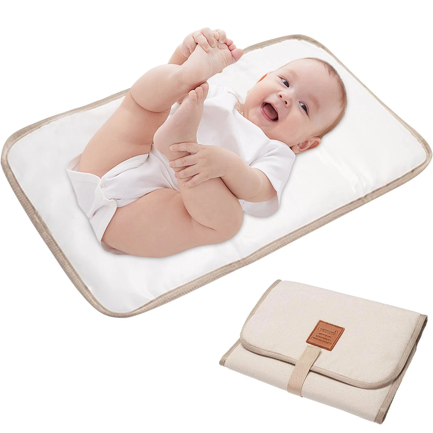 Waterproof Diaper Pad Portable Durable Nylon Leak-proof Diaper Sheet Waterproof Pad Folding Change Set Bedding for Newborns