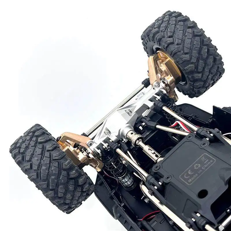 Perfect Fit for MJX H12Y H12Y+ RC Crawler Upgrade Parts Metal Rear Axle Housing Heavy Duty Brass Rear Cup Portal Axle Cover