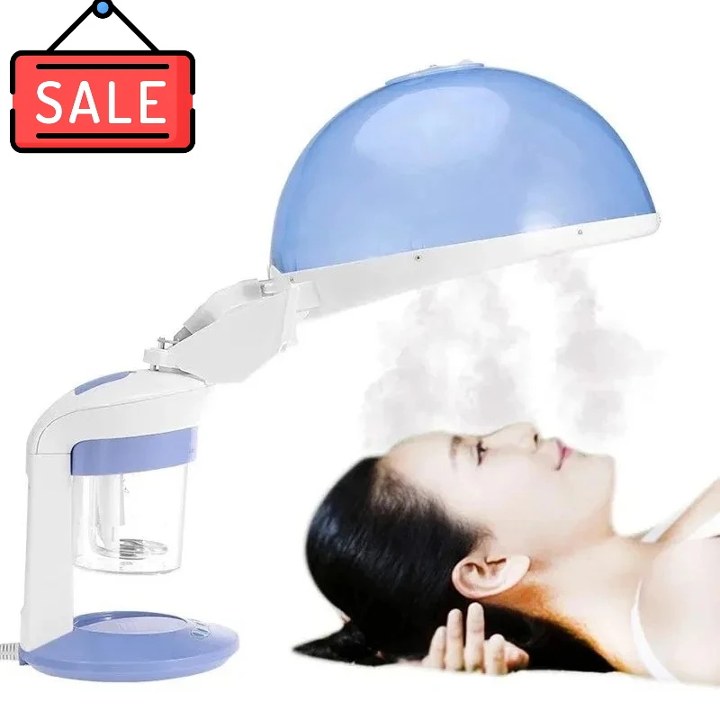 

Beauty Salon Facial Hair Steamers Professional 2in1 Sauna Ozone Vapor Vaporizador Face Steamer Thermal Cap skin Care Nano Spray
