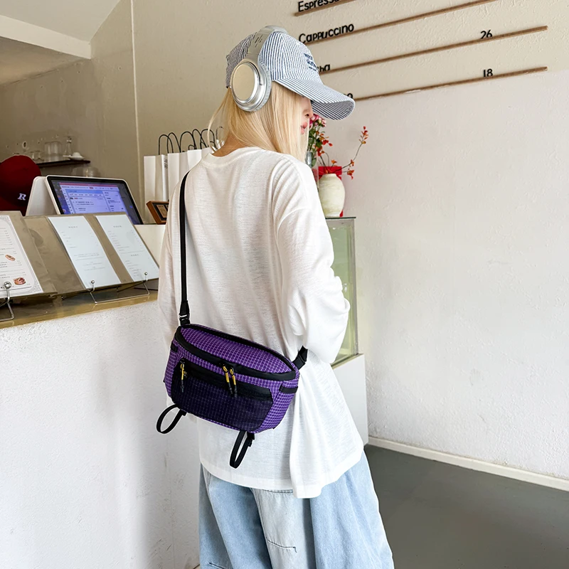 Multifunktionale Brusttasche Outdoor-Wandertasche Leichte Crossbody-Gürteltasche für Reisen Camping Sport Mehrtaschen-Bag – Detail 14