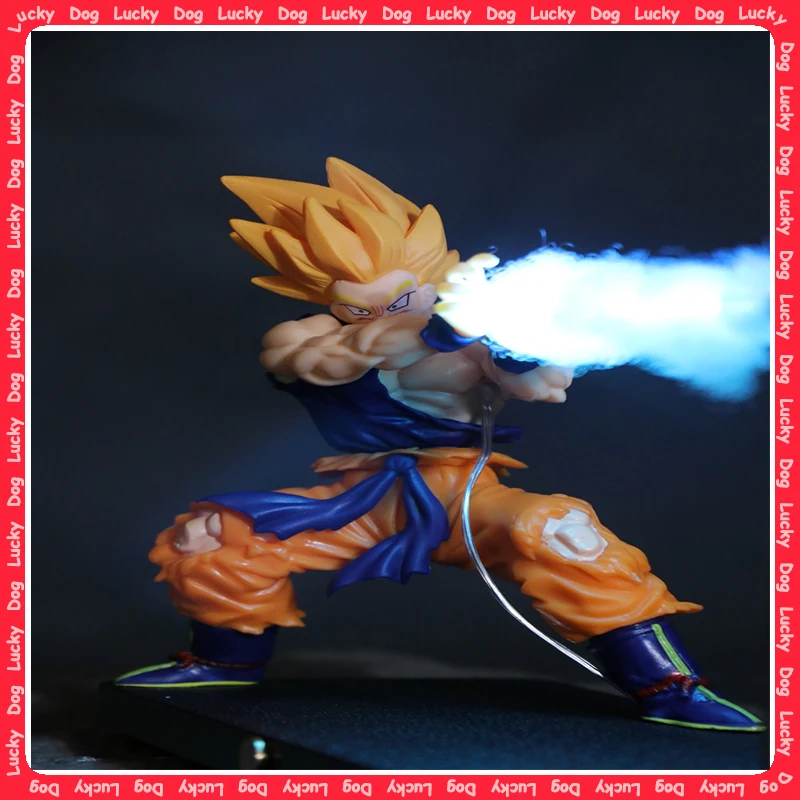 

Dragon Ball Son Goku Magnetic Induction Night Light Super Saiyan Kakarotto Kamehameha Action Figure Collection Toy Gift