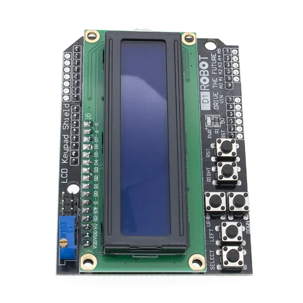 LCD1602 Символьный ЖК-дисплей Входной выход Плата расширения Модуль ЖК-клавиатуры Щит