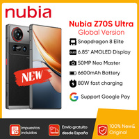 Nubia Z70s Ultra 5G Smartphone Snapdragon 8 Elite 6.85'‘AMOLED Display NEOVISION AI Photography4.0 50MP 144Hz 6600mAh NFC IP69