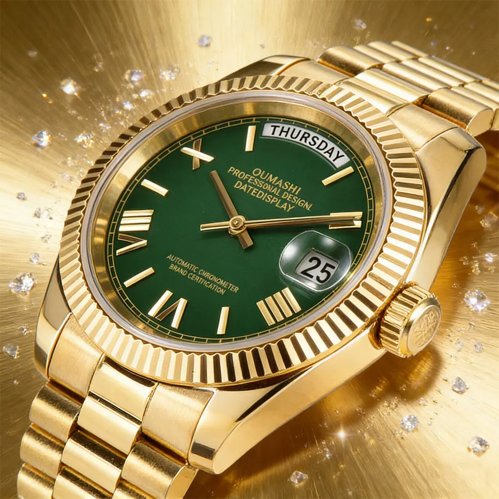 36/39mm luxury Men's wristwatch Miyota 8285 automatic movement date display and week calendar mechanism Men's model new product