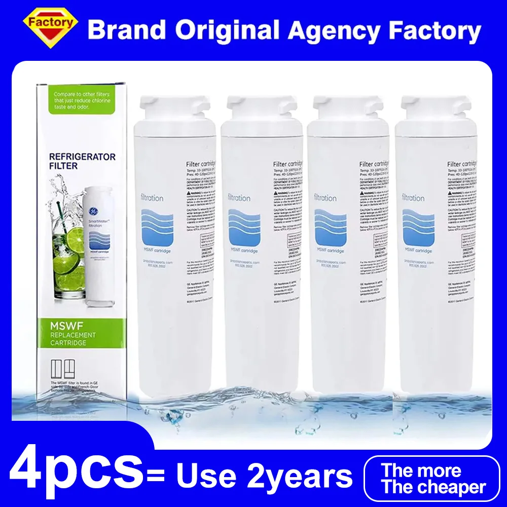 

NSF Certified Brand Genuine Mswf Refrigerator Water Filter for Ge MSWF SmartWater 101820A 101821B RWF1500A