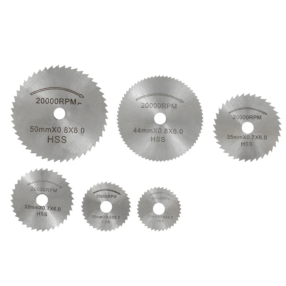 61Pcs Cutting Wheel Discs Set for Circular Saw Blades Resin Cut Off Discs Metal Wood Glass Cutting