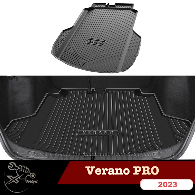 For Buick Verano GS PRO 2015-2023 Fit Car Trunk Mat All Season Black Cargo Mat 3D Shaped Laser Measured Trunk Liners