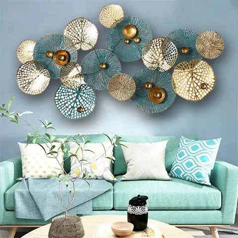 

Modern Light Luxury Wall Hanging DecorationThree-dimensional Wrought Iron Furniture for Living Room and Porch Decor New Arrivals