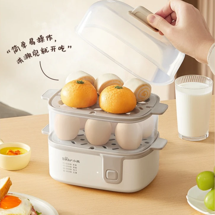 

Отпариватель для яиц Bear, автоматический сбой питания, яйцеварка, бытовая небольшая встроенная пароварка