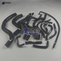 Silicone Radiator Hose Kit For 01-07 MItsubishi Lancer EVO 7 8 9 CT9A 4G63T (15pcs)