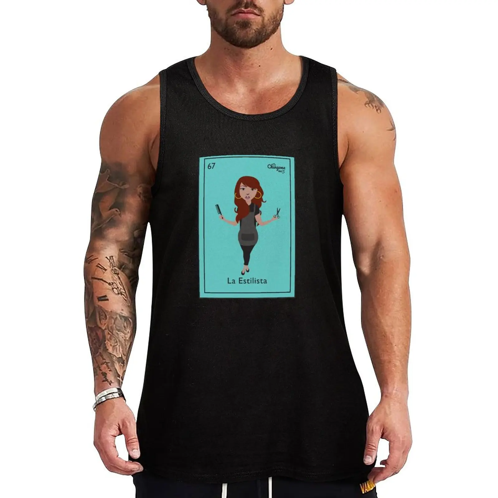 

La Estilista Tank Top sports clothes for men gym wear men sports vest Men's gym t-shirts