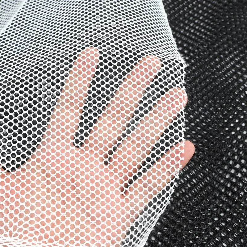 Hole Size 1~7mm Black White Hexagonal Nylon Net Mesh Garden Anti Bird Netting Aquaculture Breeding Fishing Net