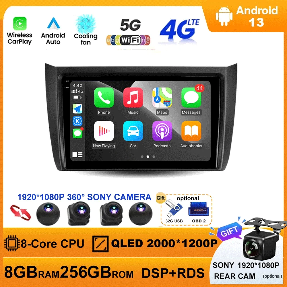 

Android13 Car Radio For Lifan 620EV 650EV 2015 - 2019 Multimedia Video Player Stereo GPS Navigation 5G WIFI Carplay Android Auto