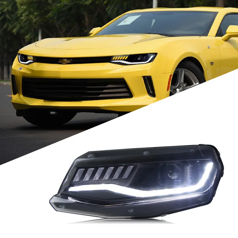 

Suitable for 16-19 New Camaro Hornet headlight assembly modified LED daytime running light streamer turn signal