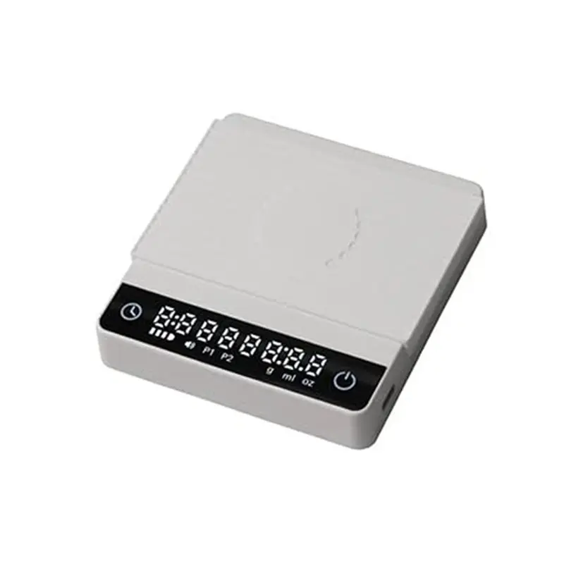 AB42-Digital Coffee Scale Espresso Coffee Electronic Scale LED Coffee Bean Scale Kitchen Weighing Tool