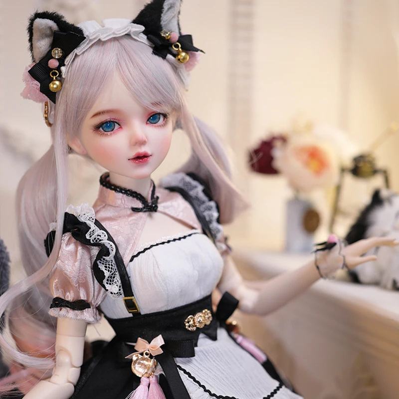 New 1/3 BJD Doll 60cm Girl arrival gifts for girl Doll With Clothes Change Eyes Dolls Cat Best Gift for children Beauty Toy