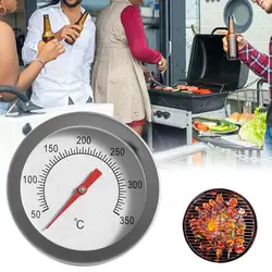 Convenient Large Face BBQ Thermometer Probe Bimetallic Oven Thermometer Gauge 50℃350℃ Grill Thermometer Kitchen